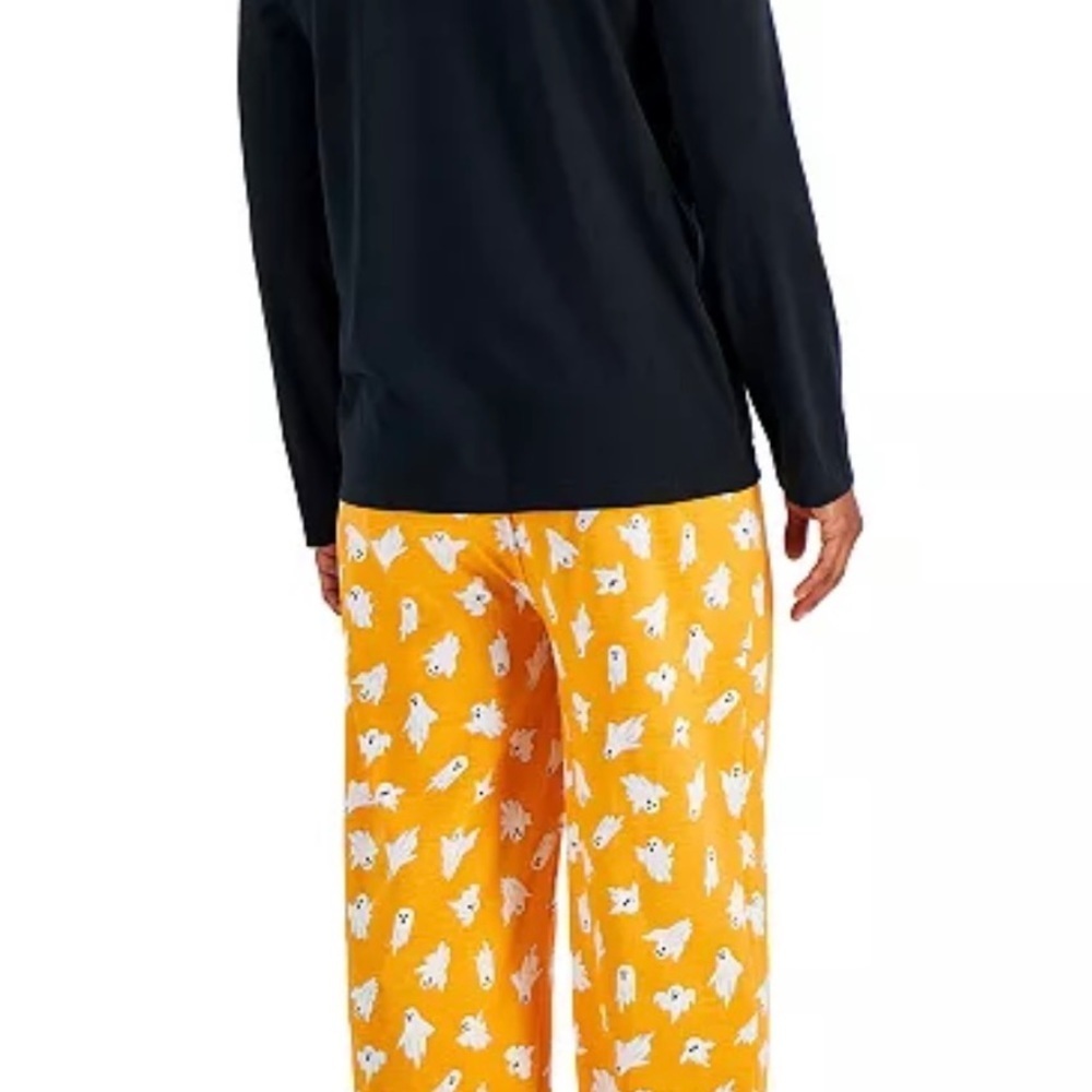 Family Pajamas Men's Halloween Hey Boo Mix It Family Pajama Set Small - Picture 2 of 3